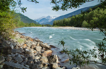 Fluss Isel © TVB Osttirol / Christian Riepler (Berg im Bild)