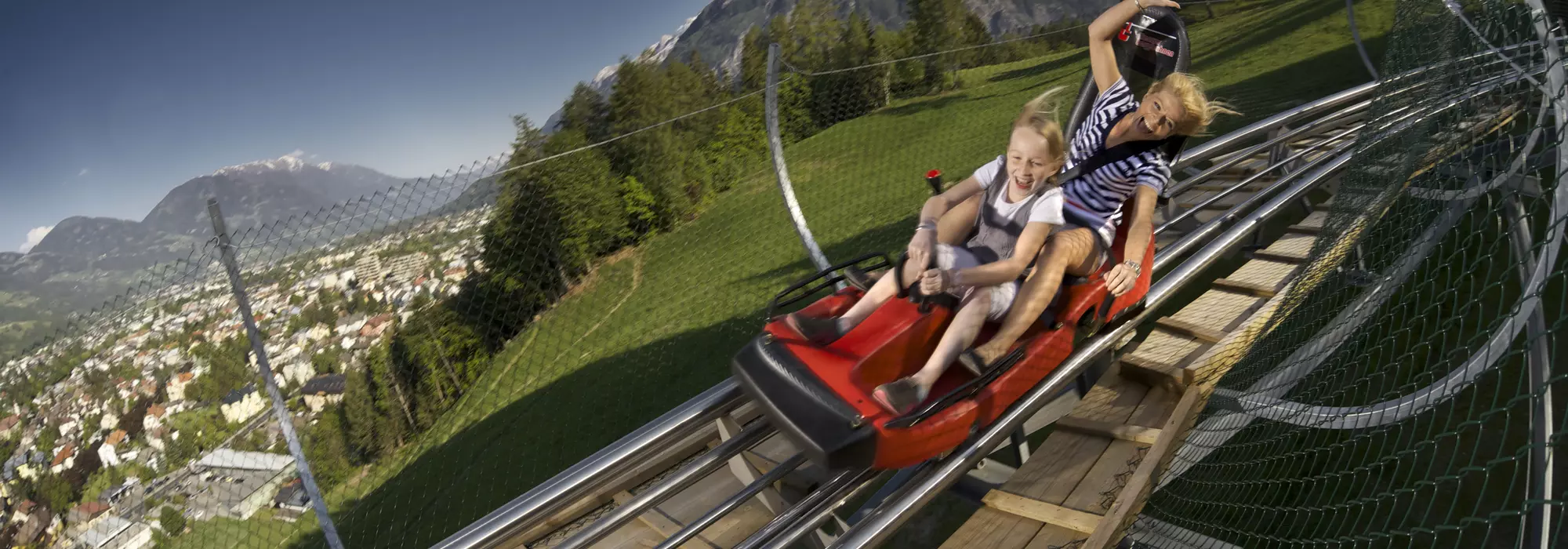 Familienspaß mit dem Alpine Coaster Osttirodler © TVB Osttirol / Martin Lugger